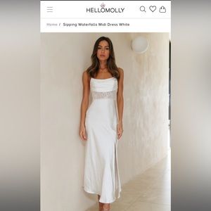 Hello Molly Sipping Waterfalls Midi Dress